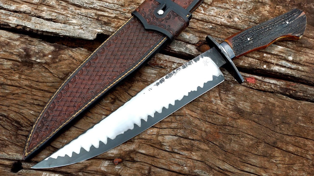 Faca Bowie em aço San Mai / San Mai steel Bowie Knife