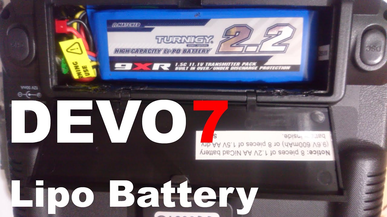 Devo 7 lipo battery upgrade