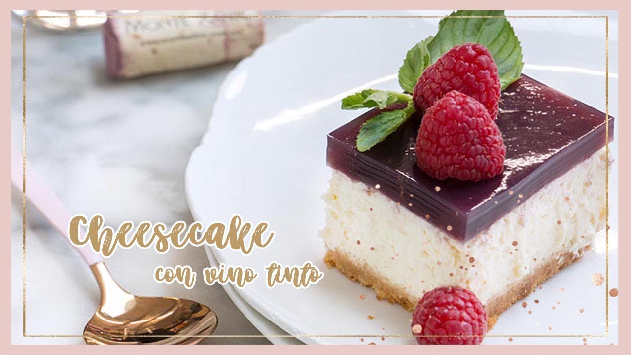 Cheesecake con vino tinto| Chokolat Pimienta ♥