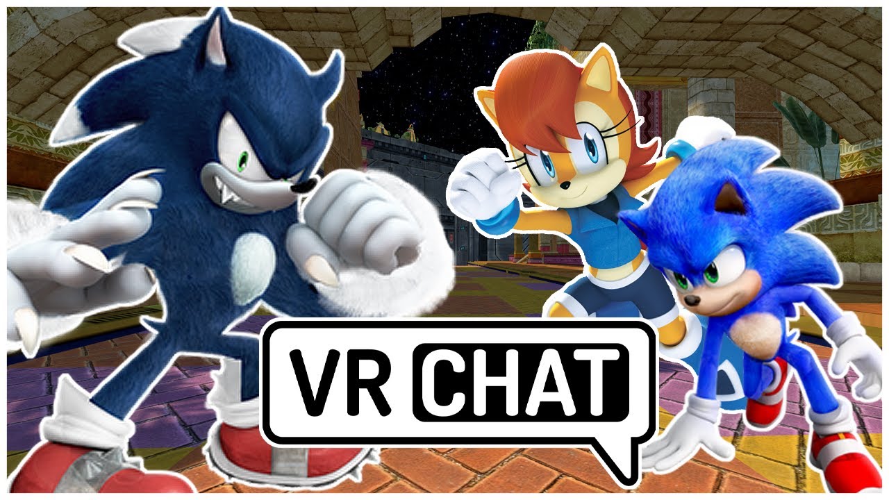 Movie Sonic & Sally Meet Sonic The Werehog! (VR Chat)