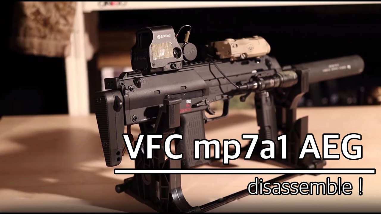 Umarex / vfc / elite force mp7a1 aeg disassemble VFC MP7 AEG airsoft gun disassembly 電動ガン エアガン レビュー