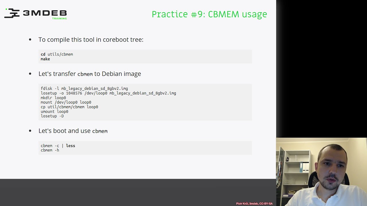 Arch4031 04 Running coreboot In Qemu 07 Practice9 CBMEM Usage