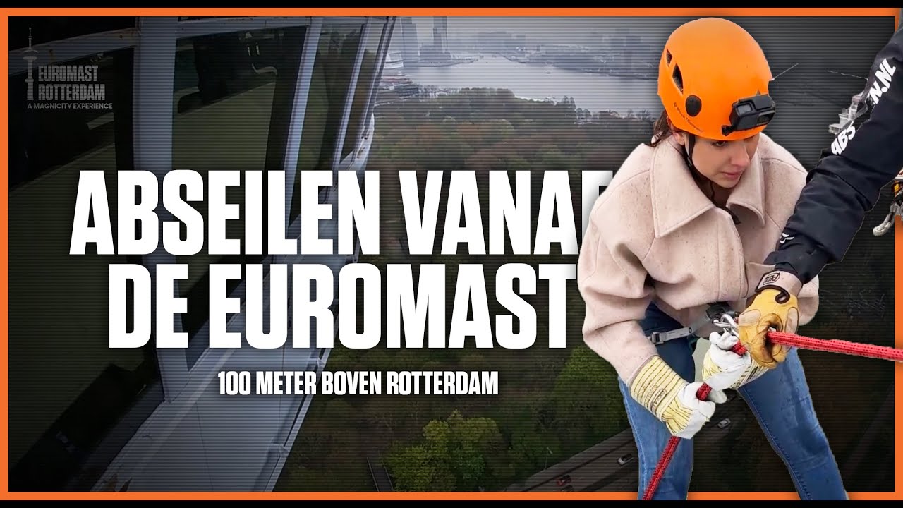 GOPRO: Abseilen vanaf de Euromast in Rotterdam