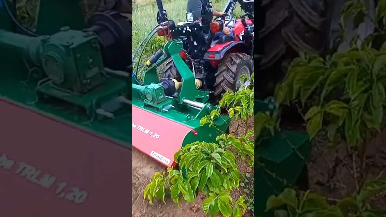 Entrega t&eacute;cnica Trator Yanmar 26cv com conjunto frontal Marispan e trincha Vicon.