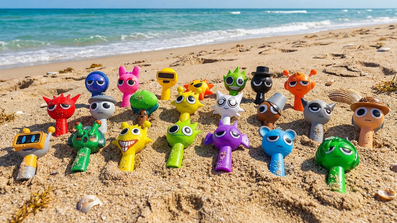 We Found Sprunki at the Beach… But Something Unexpected Happened!