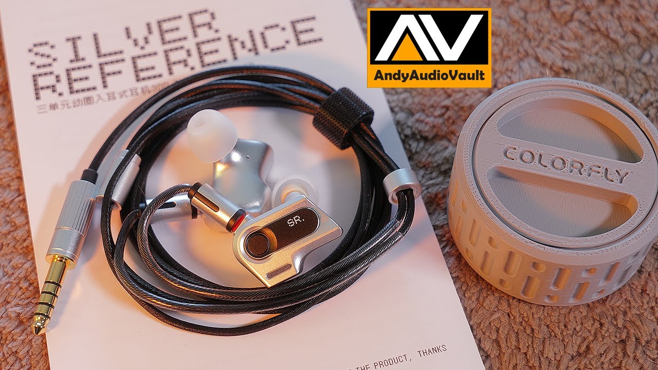 UNBOXING Colorfly Silver Reference Triple DD All Metal IEM