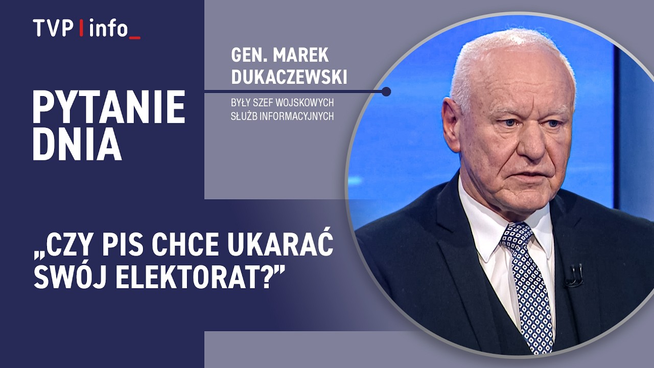 Generał Dukaczewski o SAFE: Przecież opozycja była „murem za polskim mundurem” | PYTANIE DNIA