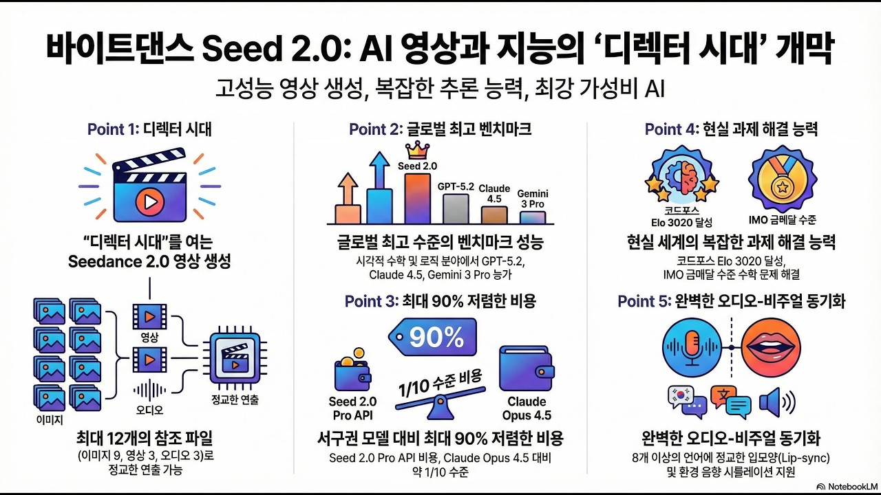 AI로 나혼자 영화 찍는 시대!  립싱크부터 12개 파일 참조까지, Seedance 2.0