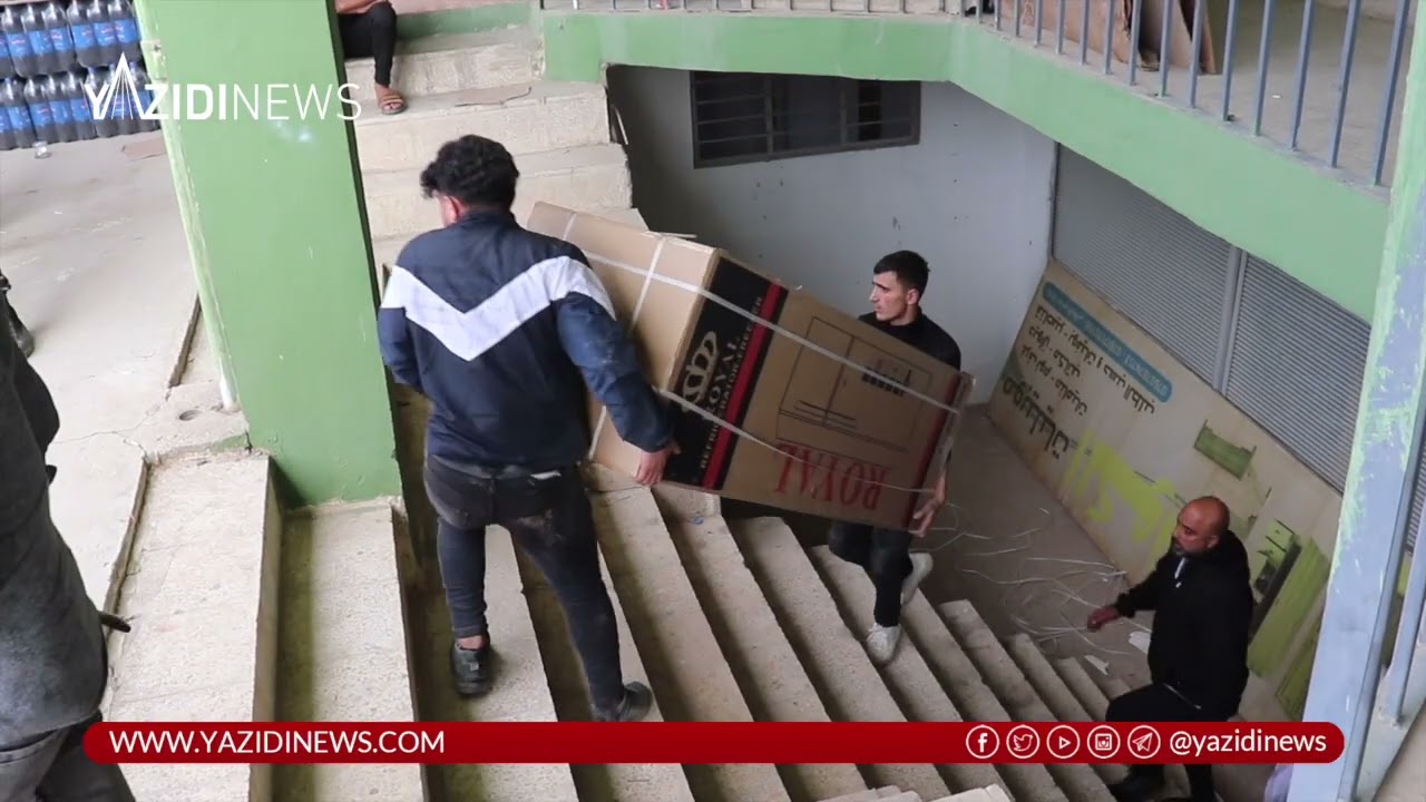 عامر عباس مدير عام دائرة التخطيط في وزارة الهجرة والمهجرين يؤكد لايزيدي نيوز أستمرار توزيع وجبات