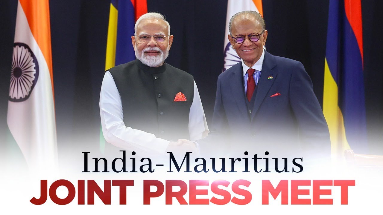 LIVE: PM Modi and PM Ramgoolam at the joint press meet in Mauritius