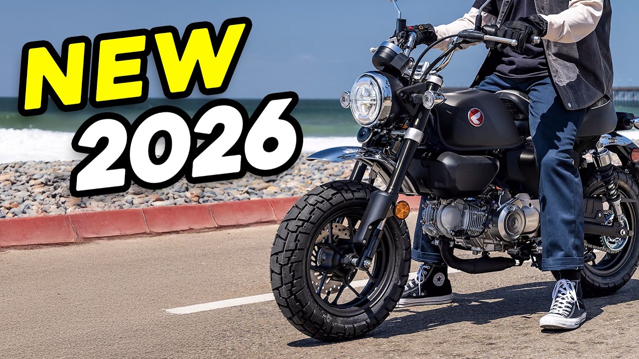 Представлены новые цвета Honda Monkey 2026 года (первый взгляд)