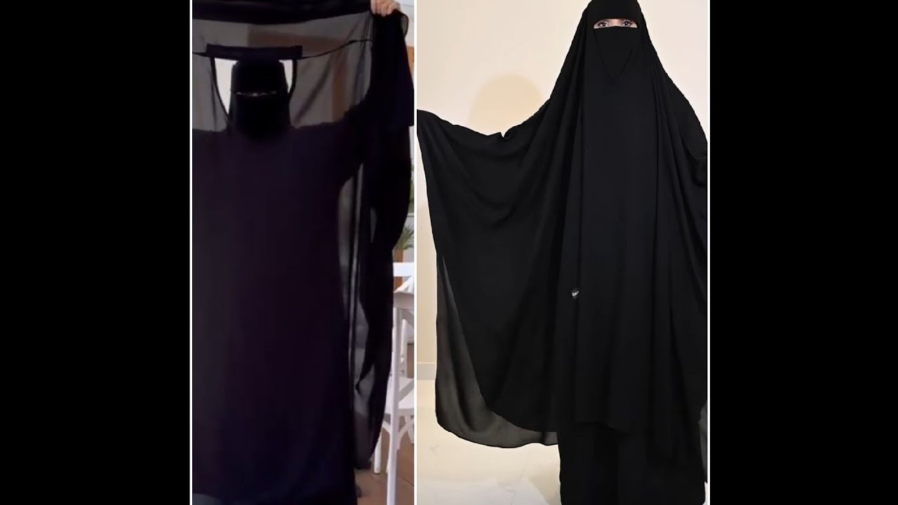 #طريقة_تفصيل وخياطة 🪡الخمار الكويتي الأكثر من رائع😍 والمطلوب بكثرة