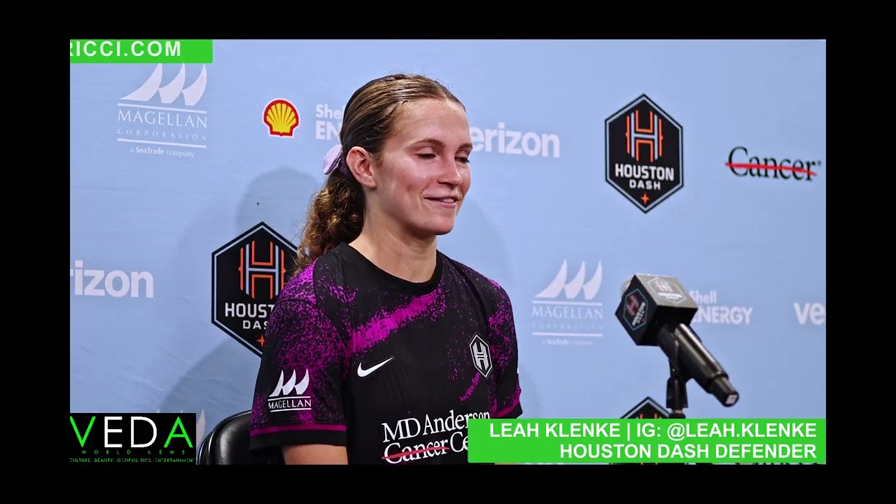 VEDA WORLD NEWS | VEDA WORLD NEWS | HOUSTON DASH VS. KC CURRENT POST MATCH CONFERENCE LEAH KLENKE