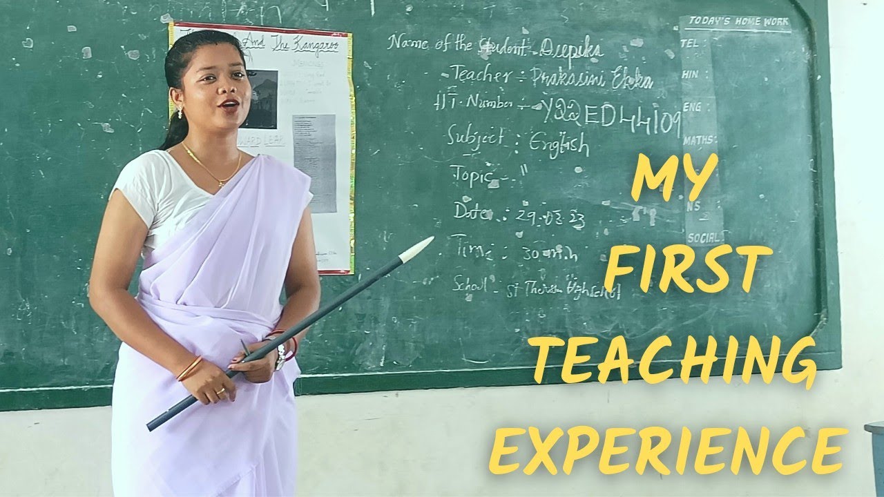 My first teaching experience || Andhra  B.Ed , Acharya Nagarjuna University
