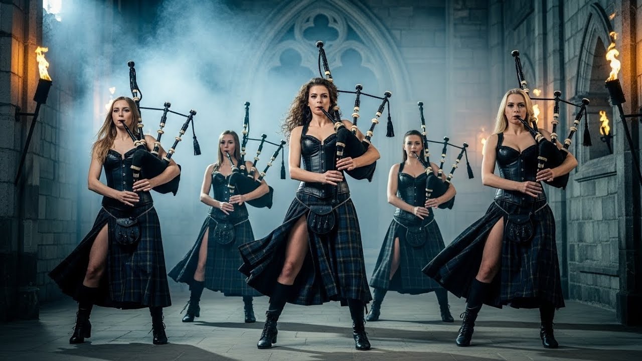Scottish Women with Bagpipes | Epic Scottish Bagpipe Parade | Highlands and the Spirit Eternal