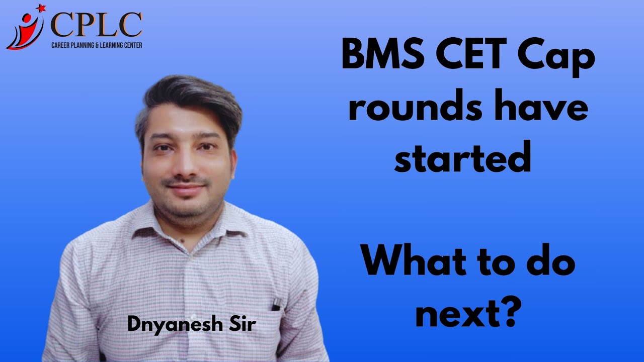 Update: BMS CET CAP rounds have started, what to do next?