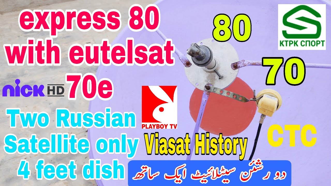 express 80||how to set express 80|with eutelsat70e only 4 feet dish|eutelsat 70|80e satellite