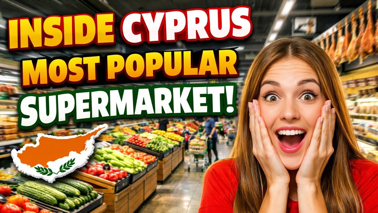 Inside Cyprus&rsquo;s Most Popular Supermarket Sklavenitis Larnaca Walk 4K