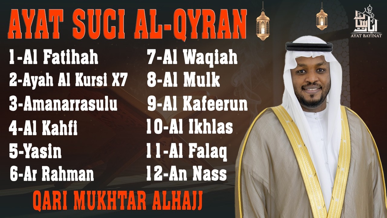 Alquran Dengan Suara Yang Sangat Indah  Alfatiha, Alkahfi,Yasin,Alwaqia, Arrahman,Almulk Almoeathat