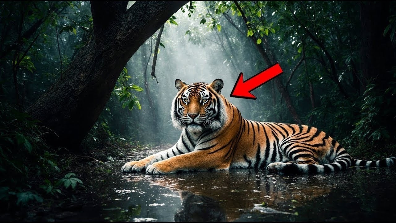 As the Tiger Lay Beneath the Stormlight, the Jungle Waited Without Moving