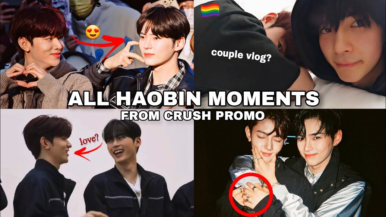 ALL HAOBIN MOMENTS FROM CRUSH PROMO | ZEROBASEONE Hao × Hanbin | Melting Point