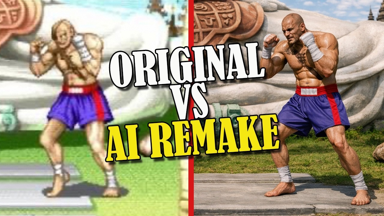 Street Fighter 2 World Warrior: All Characters Reinvented in Real Life 4k with AI