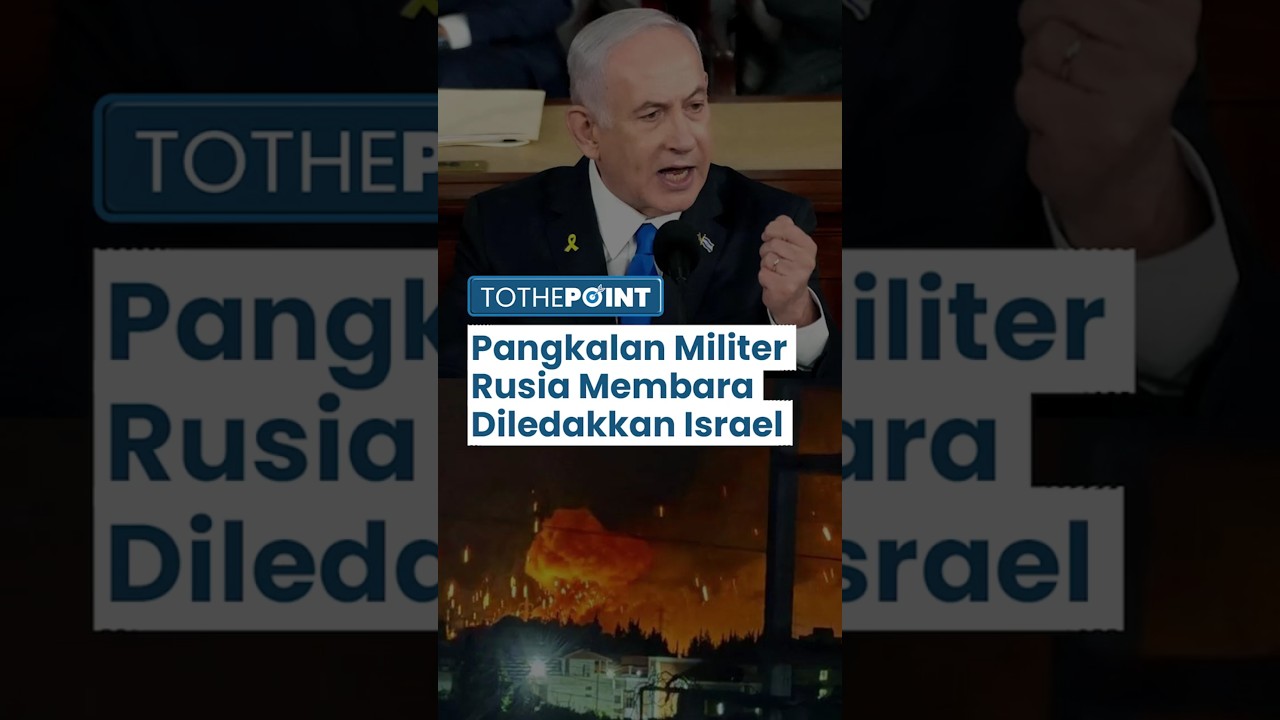 Timur Tengah Memanas! Israel Serang Pangkalan Militer Rusia di Suriah, Meledak Hebat dan Api Membara
