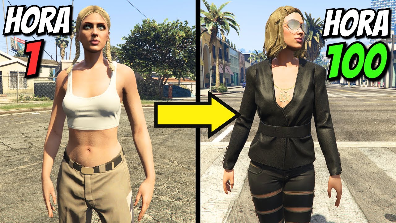 Jugué 100 HORAS GTA Online Empezando como Nivel 1 para ser MILLONARIO