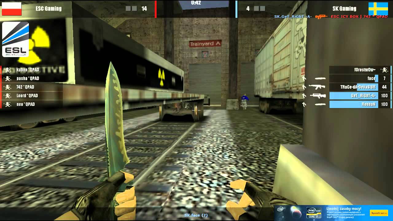 IEM6 WC: p&oacute;łfinał - ESC Gaming vs. SK Gaming - de_train