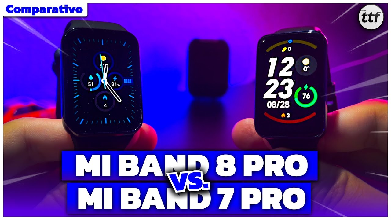 MI BAND 7 PRO vs MI BAND 8 PRO: O que MUDA? Vale a DIFERENÇA de PREÇO? (Comparativo)