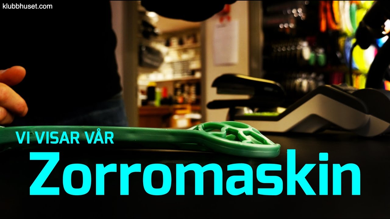 KH:s ZORROMASKIN | Nu visar vi den!