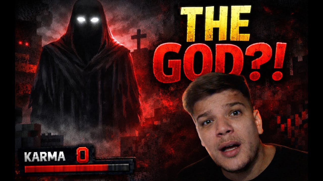 ERREI DEMAIS… E DEUS VEIO ME PUNIR😨 THE GOD | Minecraft Terror