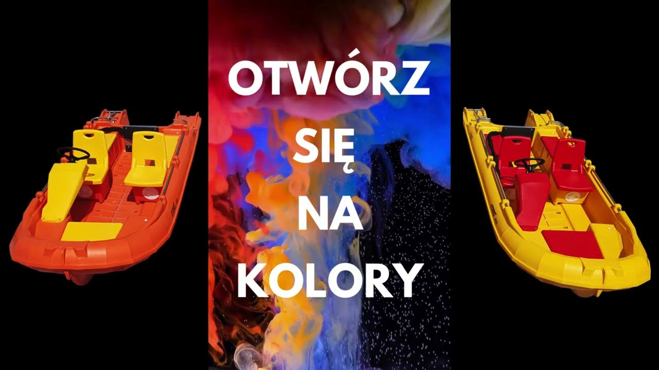 Kolorowe ŁODZIE - stw&oacute;rz swoją wymarzoną ł&oacute;dź z Roto-Tech :)