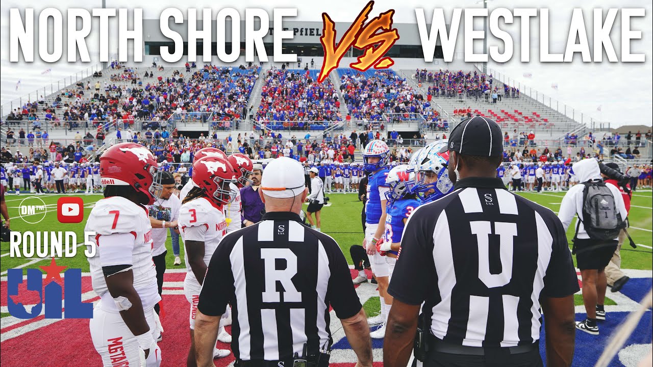 Round 5 IN TEXAS🔥| North Shore vs Westlake| 2 Texas POWERHOUSES square off!| The First Half...