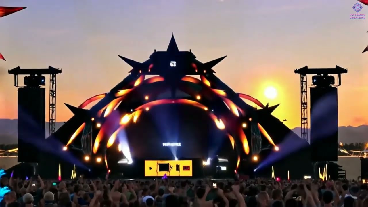 🤯 VISUAL OVERLOAD: FULL ON PSYTRANCE 8K | Psychonautic Journey at the Pyramid Stage 🚀