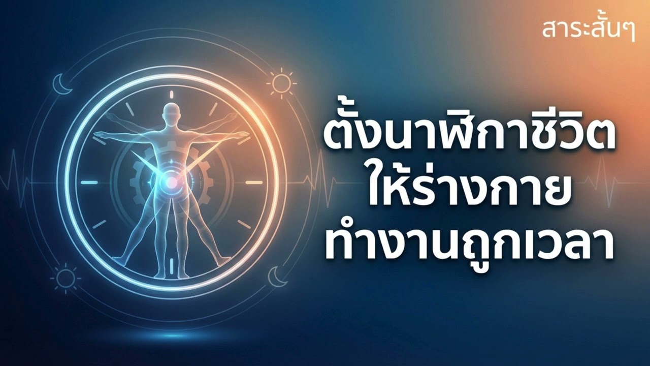 ⏳ The Circadian Code รหัสลับนาฬิกาชีวิต ปรับสมดุลร่างกายด้วยจังหวะธรรมชาติสู่อายุที่ยืนยาว