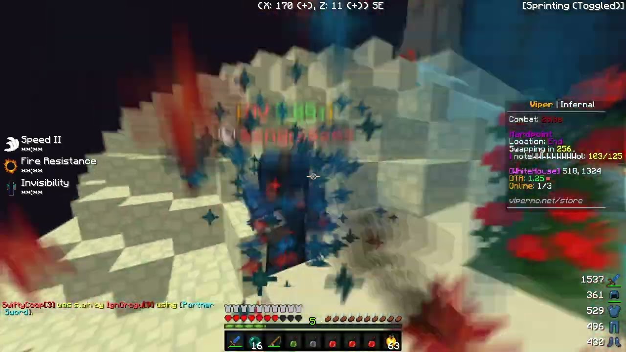 3 (F-TOP 1) WINS IN A ROW ON VIPERMC😴 🏆| Minecraft HCF