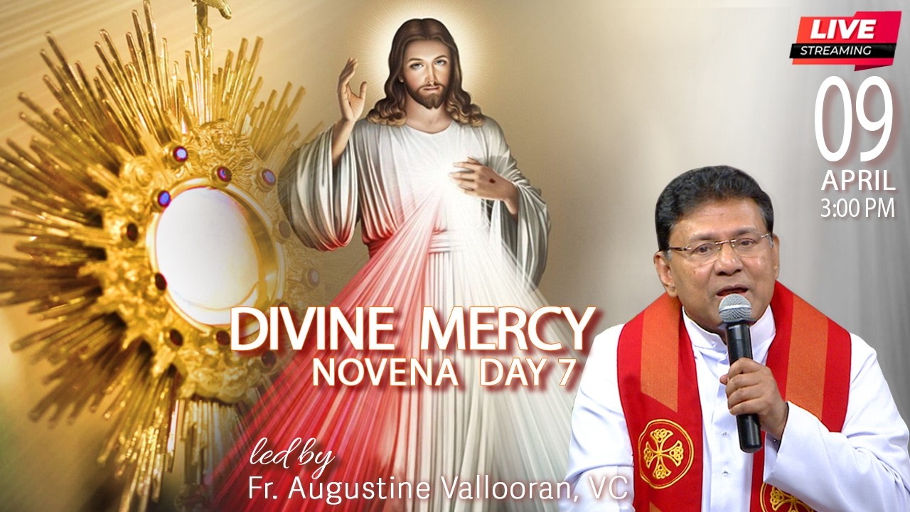 Divine Mercy Adoration  Novena Day 7 | Fr Augustine Valloran  | Divine Retreat Center | Goodness  TV