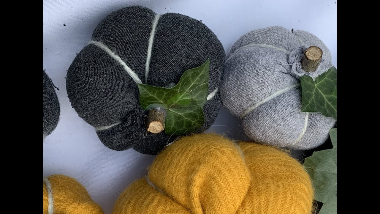 Sock pumpkin