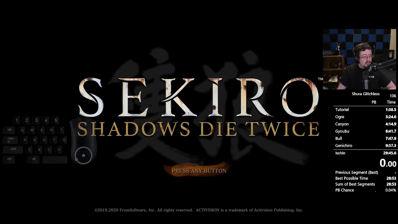 Sekiro Shura Glitchless Speedruns | Derusting