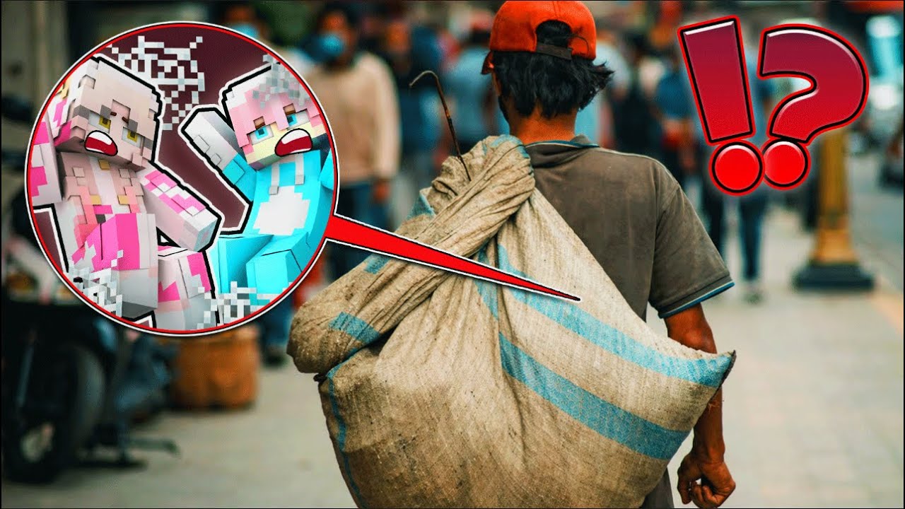 MOMON & ATUN MINECRAFT TERJEBAK DI DUNIA NYATA , KITA BERTEMU MANUSIA di BUMI ft @BANGJBLOX 