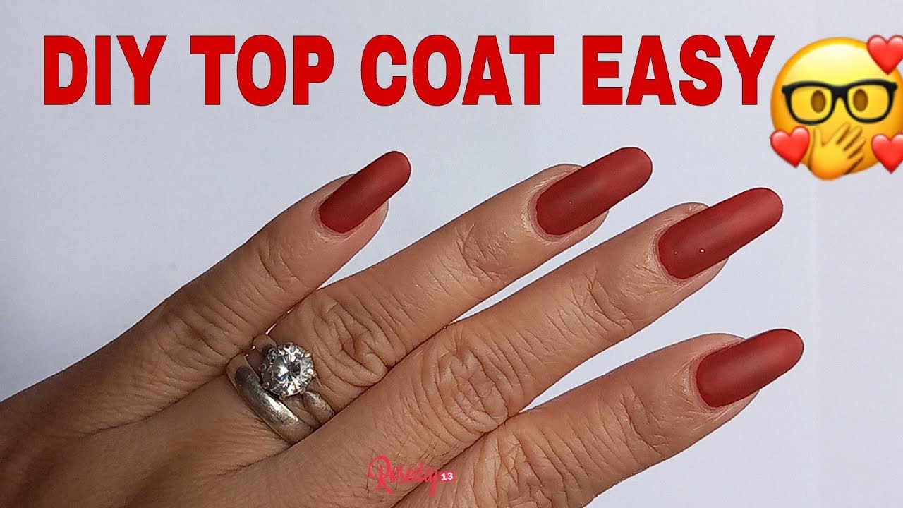 How to Make Matte Top Coat At Home 2021 | DIY Matte Top Coat Ideas | Cornstarch Nail Hacks