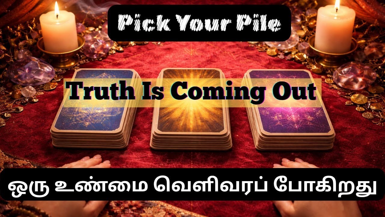 Pick a Pile 🔮 உடனடி பதில்! 💞 உங்கள் பையில் மறைந்திருக்கும் உண்மை ✨ #tarot #tarotcommunity #tamil