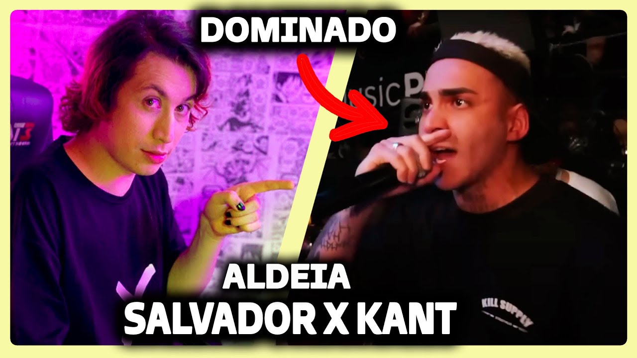 SALVADOR X KANT | SEMIFINAL | 300ª Batalha da Aldeia | REACT DO MORENO