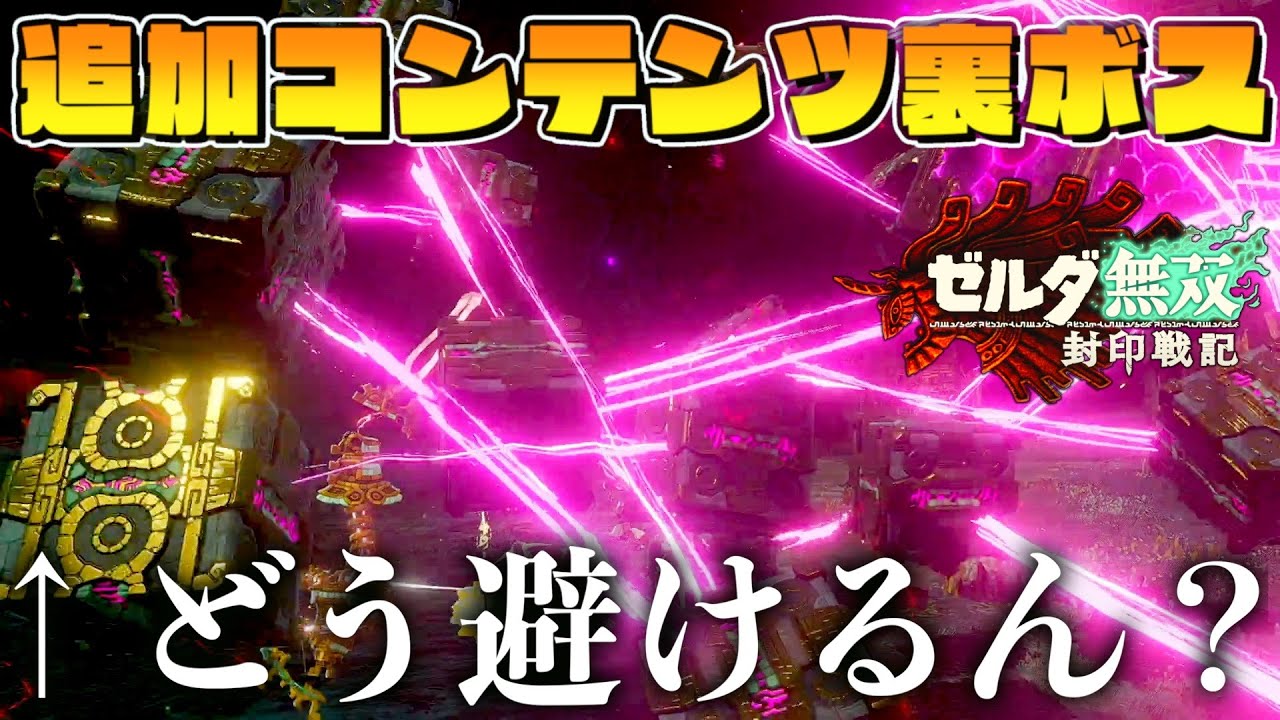 追加コンテンツの隠しステージ裏ボスの難易度がガチでやばかった...【ゼルダ無双封印戦記】