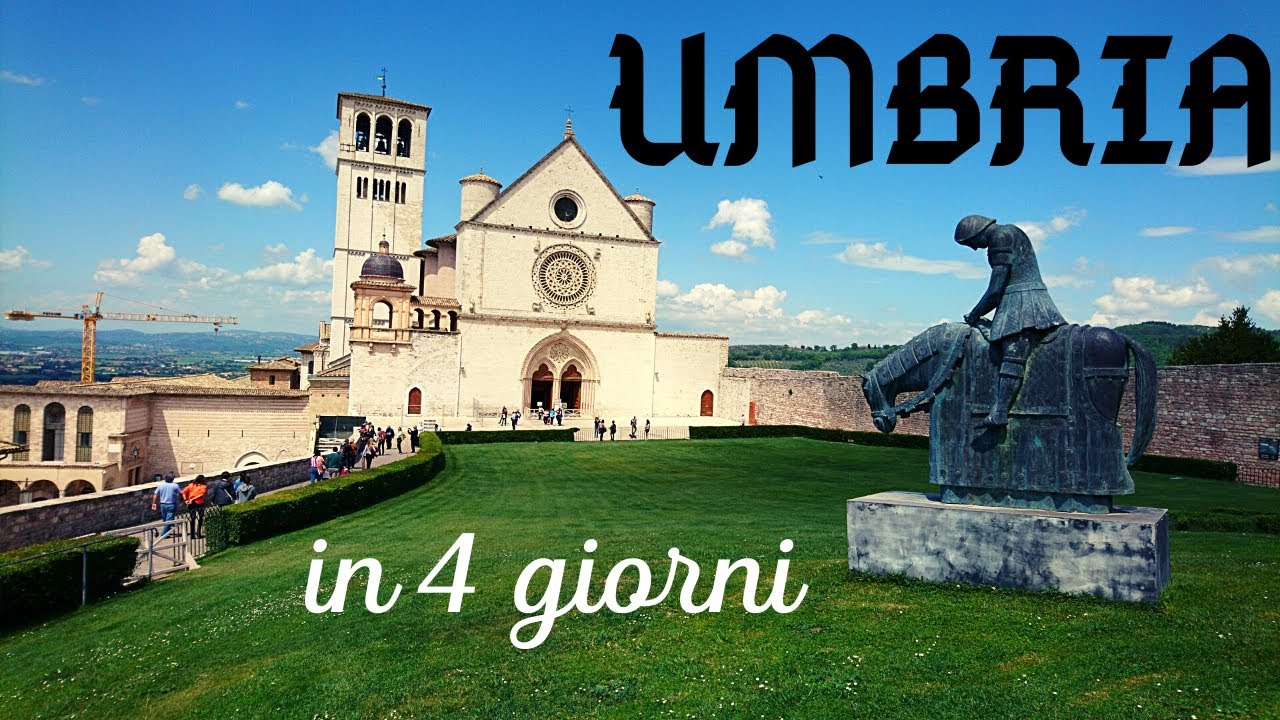 Umbria - 4 giorni nel Polmone Verde d'Italia - VLOG 4K