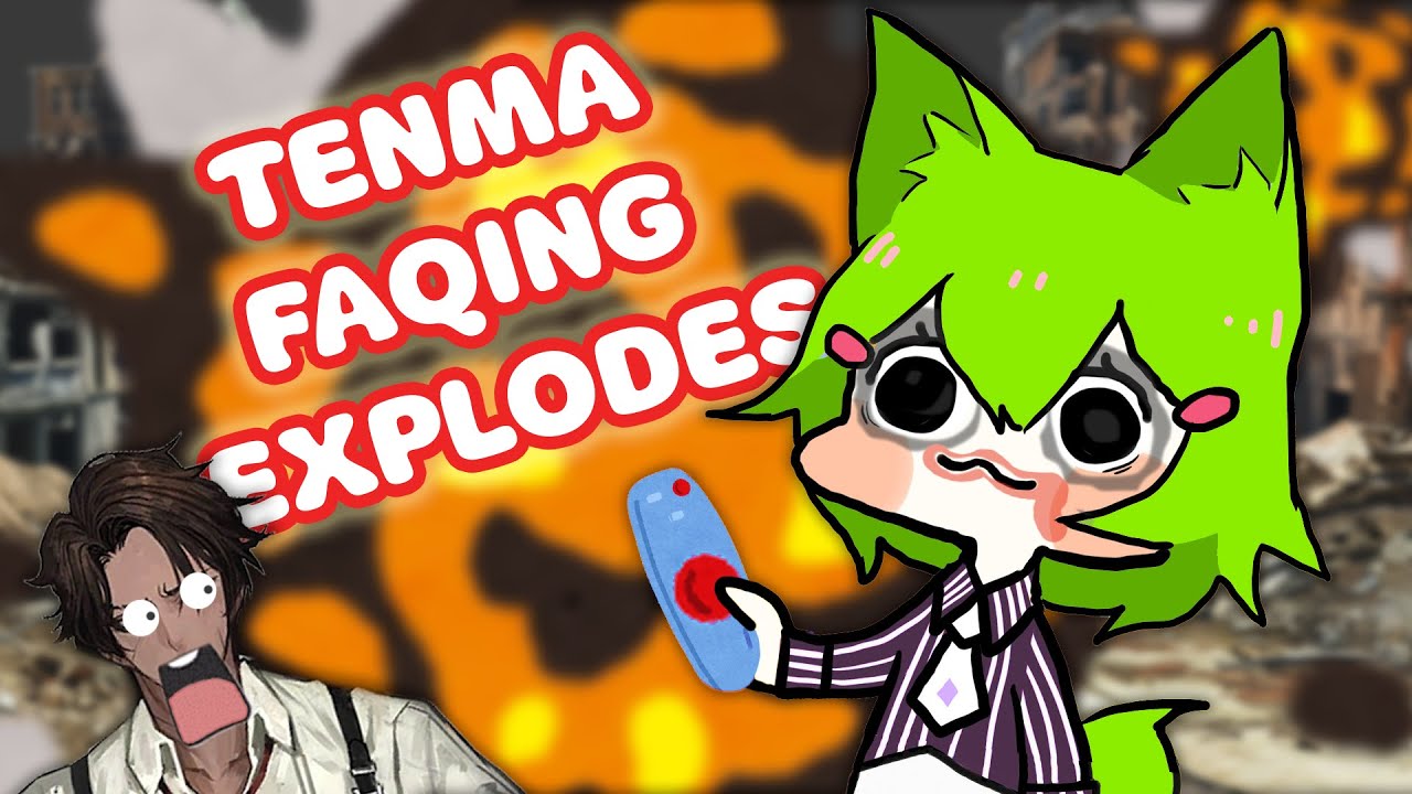 Tenma Blows Up the Limbus Bus ft. hongkun | Tenma Maemi #phaseclips #kanpainiki #vtuberclips