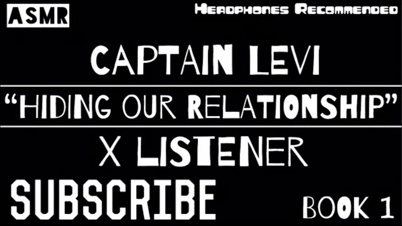 “Hiding Our Relationship” [Levi X Listener] [ANIME ASMR] (reuploaded)