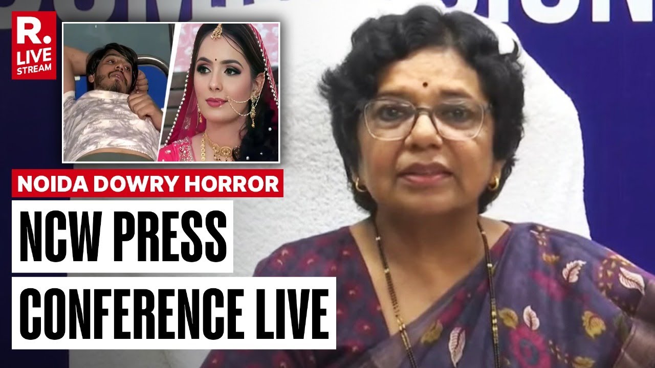 NCW PC LIVE: NCW Chairperson Vijaya Kishore Rahatkar Holds Press Briefing On Nikki Dowry Horror Case