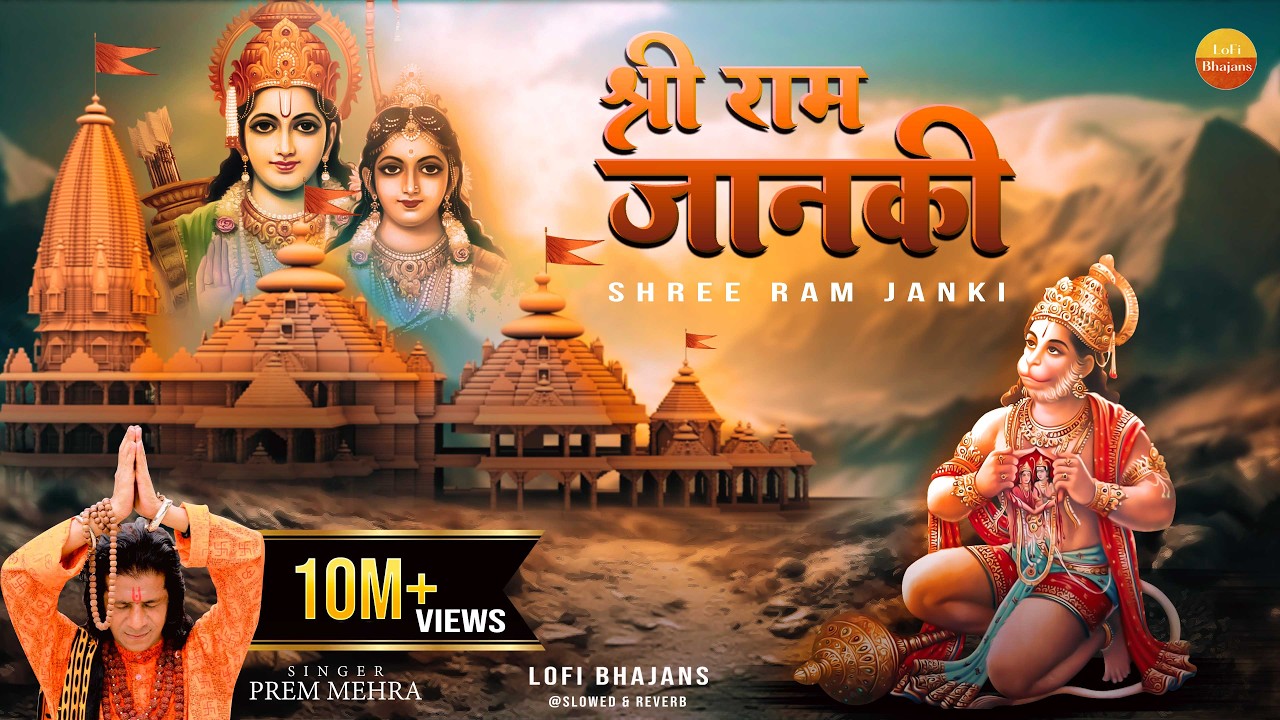 श्री राम जानकी बैठे है मेरे सीने में - Slowed & Reverb - Shree Ram Janki - Prem Mehra #lofibhajan